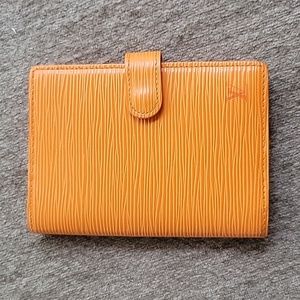 LV Orange Epi-Leather Agenda